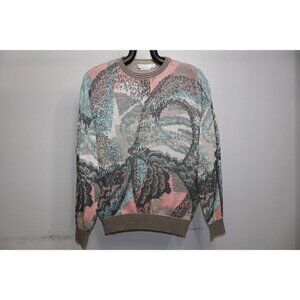 Vintage ST. CROIX Shop Knit Sweater Multi Color Men's XL Cotton 90s